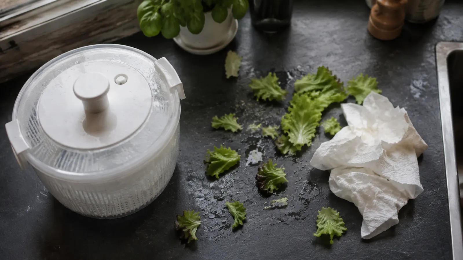 Salad Spinner vs. Paper Towel Drying: Which Actually Works Better